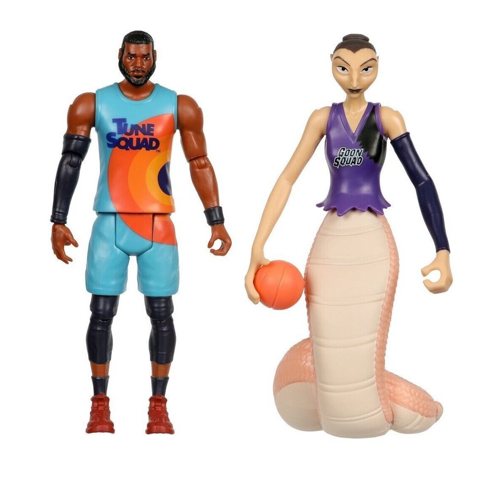 Space Jam: A New Legacy 2021 LeBron James White Mamba 5" figures DAMAGE PACKAGE